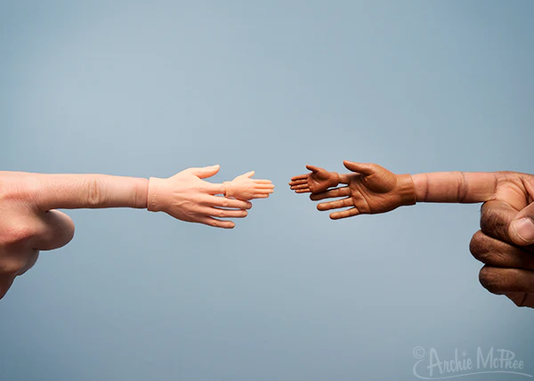 Finger Hands For Finger Hands - Dark Skin Tone - Set of 10 - Image 6