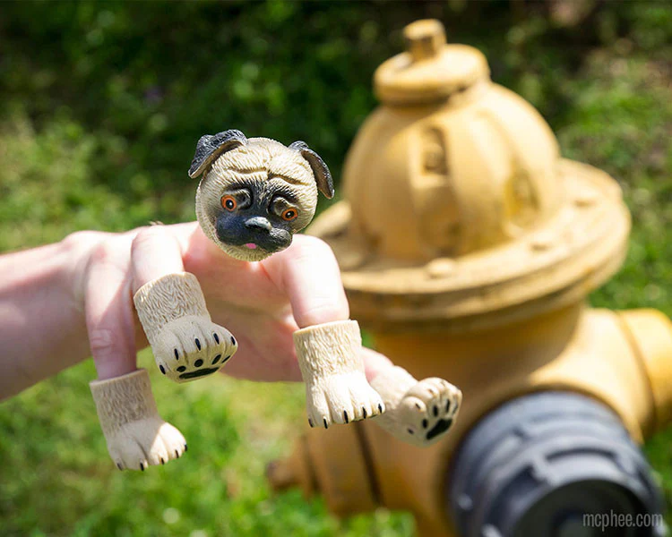 Handipug - Pug Finger Puppet - Image 6