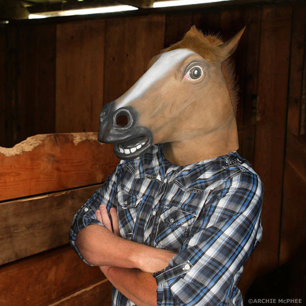 Horse Head Mask - The original Horse Mask - Image 3