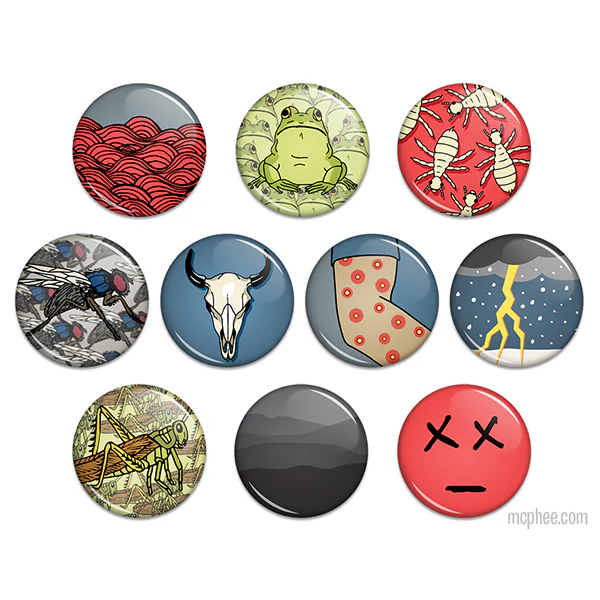 Passover Plague Pins