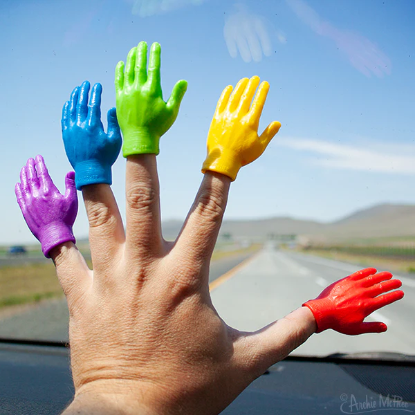 Rainbow Finger Hands Bulk Box - Image 4